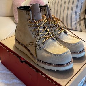 Red Wing 6” Moc-Toe Boots wedge Crepe size 37